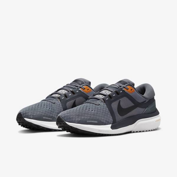 Zapatillas Running Nike Air Zoom Vomero 16 Carretera Hombre Gris Gris Oscuro Negras | NK503NVZ