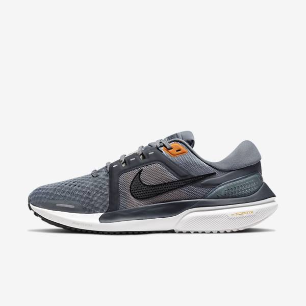 Zapatillas Running Nike Air Zoom Vomero 16 Carretera Hombre Gris Gris Oscuro Negras | NK503NVZ