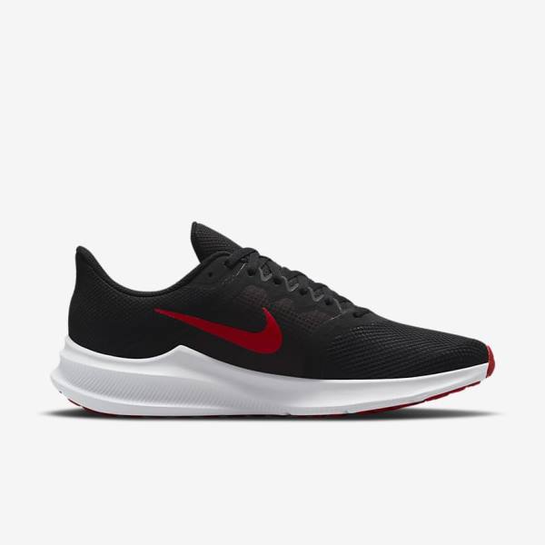 Zapatillas Running Nike Downshifter 11 Carretera Hombre Negras Blancas Gris Oscuro Rojas | NK698OHE