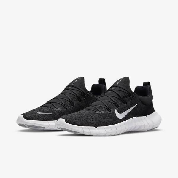 Zapatillas Running Nike Free Run 5.0 Carretera Hombre Negras | NK019ELK