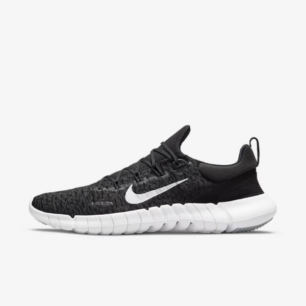 Zapatillas Running Nike Free Run 5.0 Carretera Hombre Negras | NK019ELK