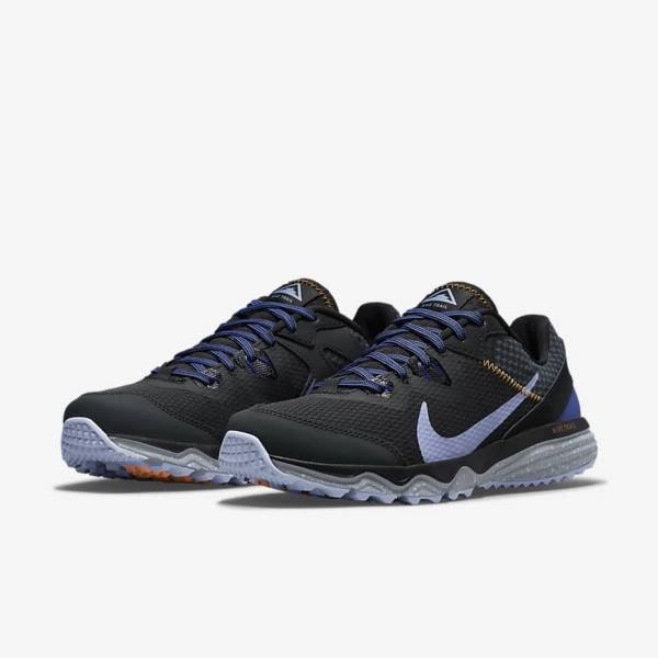 Zapatillas Running Nike Juniper Trail Trail Mujer Gris Oscuro Negras Verde Menta | NK013ZWB