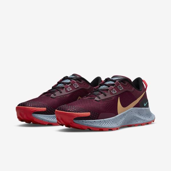 Zapatillas Running Nike Pegasus Trail 3 Trail Hombre Negras Rojas Claro Marrones | NK281AVT