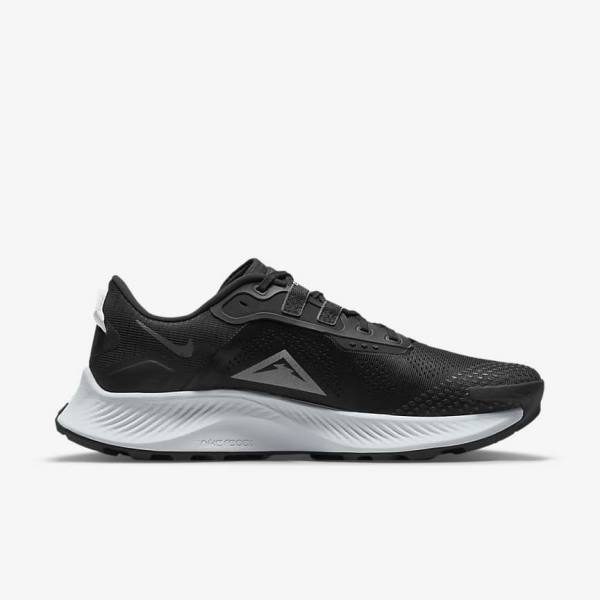 Zapatillas Running Nike Pegasus Trail 3 Trail Hombre Negras Gris Oscuro Plateadas | NK480BTZ