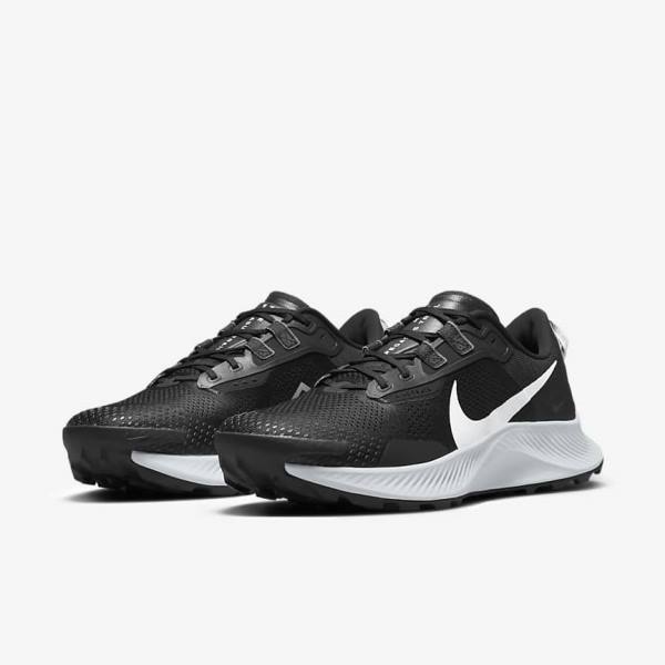 Zapatillas Running Nike Pegasus Trail 3 Trail Hombre Negras Gris Oscuro Plateadas | NK480BTZ