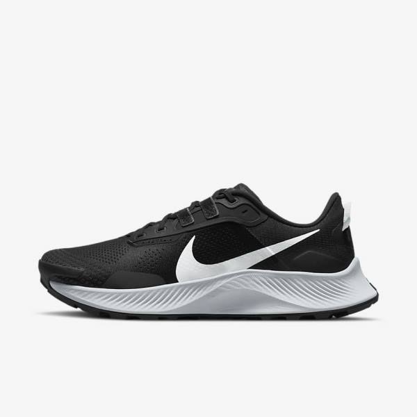 Zapatillas Running Nike Pegasus Trail 3 Trail Hombre Negras Gris Oscuro Plateadas | NK480BTZ