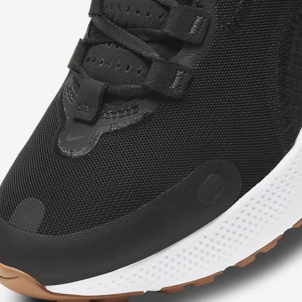 Zapatillas Running Nike React Escape Run Carretera Mujer Negras Gris Oscuro Blancas Negras | NK540HAW