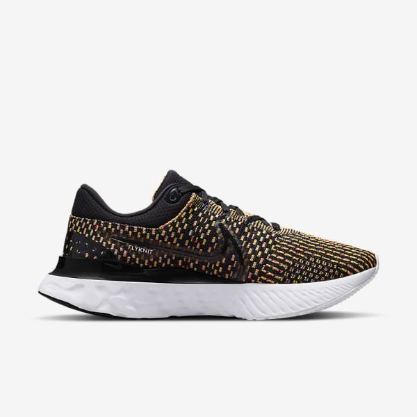 Zapatillas Running Nike React Infinity Run Flyknit 3 Carretera Hombre Negras Azules Rosas Blancas | NK037IZB