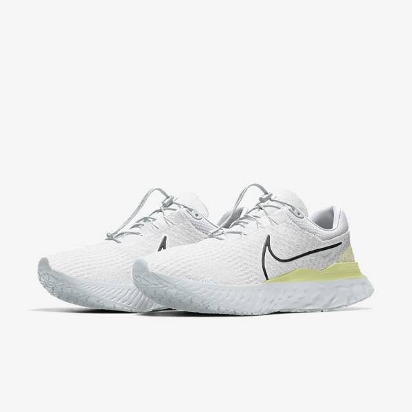 Zapatillas Running Nike React Infinity Run 3 By You Custom Carretera Hombre Blancas | NK327RWF