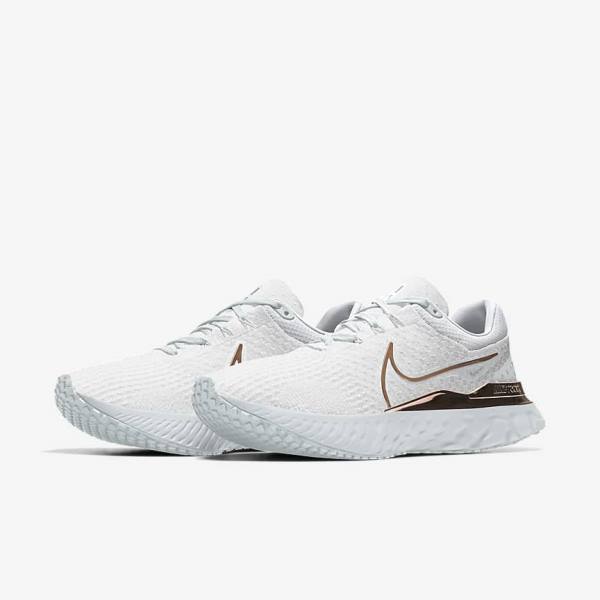 Zapatillas Running Nike React Infinity Run 3 By You Custom Carretera Mujer Blancas | NK539QZD