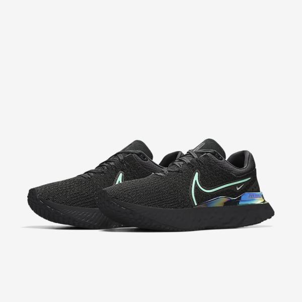 Zapatillas Running Nike React Infinity Run 3 By You Custom Carretera Mujer Negras | NK682JAU