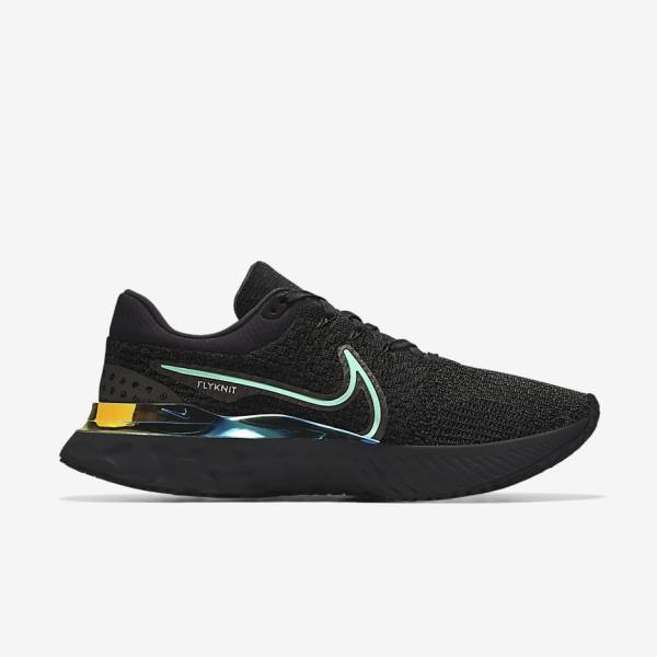 Zapatillas Running Nike React Infinity Run 3 By You Custom Carretera Mujer Negras | NK682JAU