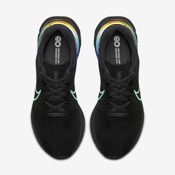 Zapatillas Running Nike React Infinity Run 3 By You Custom Carretera Mujer Negras | NK682JAU