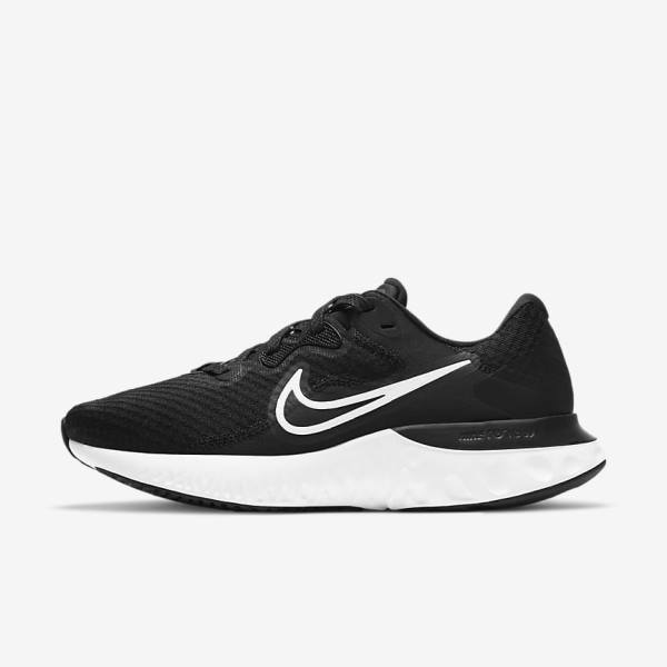 Zapatillas Running Nike Renew Run 2 Carretera Mujer Negras Gris Oscuro Blancas | NK168IEH