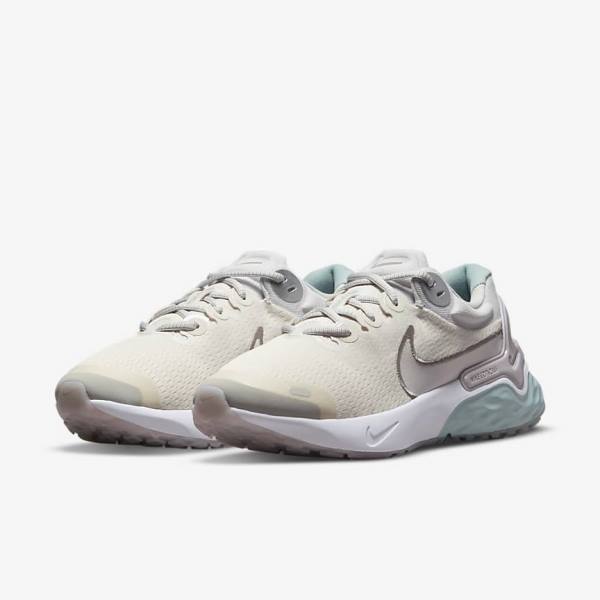 Zapatillas Running Nike Renew Run 3 Premium Carretera Mujer Metal Gris | NK971WFS