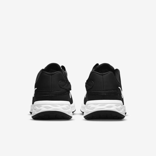 Zapatillas Running Nike Revolution 6 FlyEase Next Nature Easy-On-And-Off Carretera (Extra Anchos) Hombre Negras Gris Blancas | NK376HLW