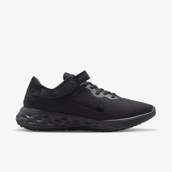 Zapatillas Running Nike Revolution 6 FlyEase Next Nature Easy On-Off Carretera Hombre Negras Gris Oscuro | NK952MZH