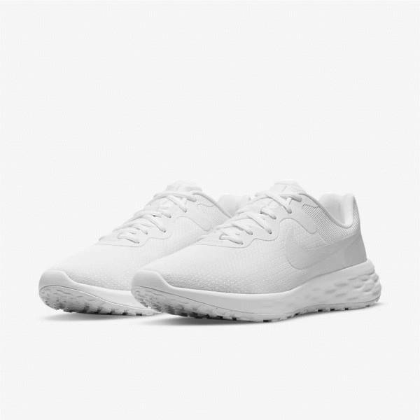 Zapatillas Running Nike Revolution 6 Next Nature Carretera Hombre Blancas | NK386YZM