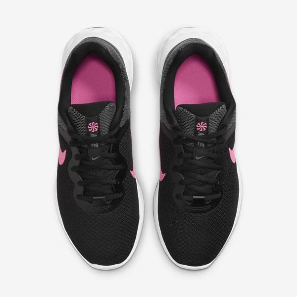 Zapatillas Running Nike Revolution 6 Next Nature Carretera Mujer Negras Gris Rosas | NK408VWO