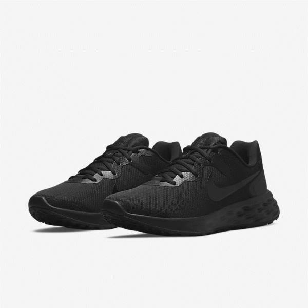 Zapatillas Running Nike Revolution 6 Next Nature Carretera Hombre Negras Gris Oscuro | NK946WFK