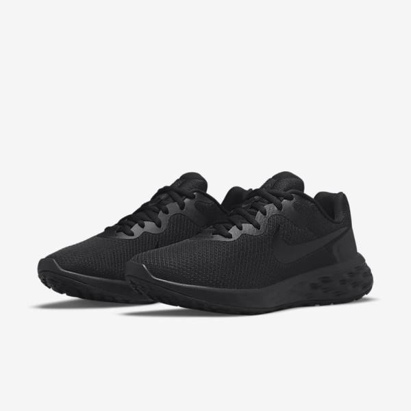 Zapatillas Running Nike Revolution 6 Next Nature Carretera Mujer Negras Gris Oscuro | NK950BTV