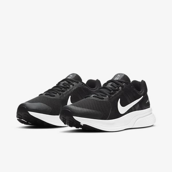 Zapatillas Running Nike Run Swift 2 Carretera Hombre Negras Gris Oscuro Blancas | NK672WHK