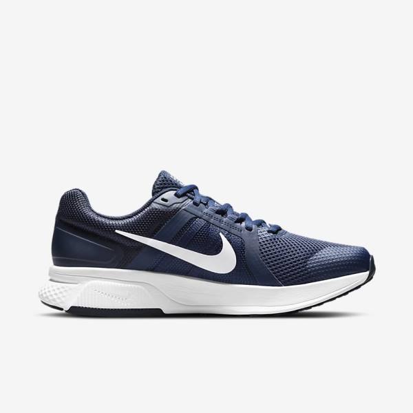 Zapatillas Running Nike Run Swift 2 Carretera Hombre Azul Marino Obsidian Blancas | NK860HAQ