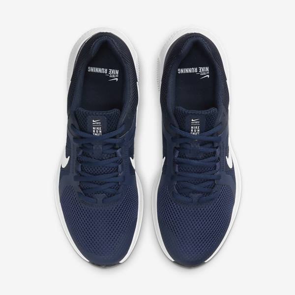 Zapatillas Running Nike Run Swift 2 Carretera Hombre Azul Marino Obsidian Blancas | NK860HAQ