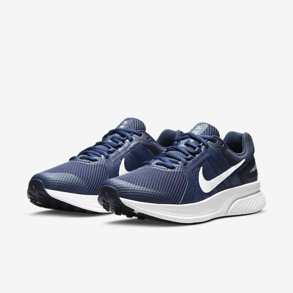 Zapatillas Running Nike Run Swift 2 Carretera Hombre Azul Marino Obsidian Blancas | NK860HAQ