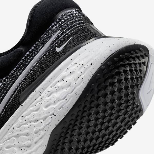 Zapatillas Running Nike ZoomX Invincible Run Flyknit Carretera Hombre Blancas Negras Blancas | NK704VCW