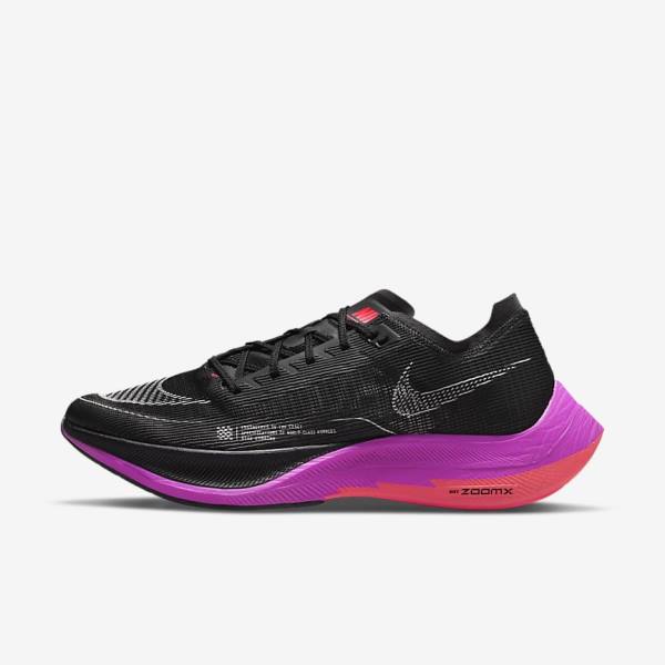 Zapatillas Running Nike ZoomX Vaporfly Next% 2 Carretera Carreras Hombre Negras Moradas Gris Rojas | NK297IRY