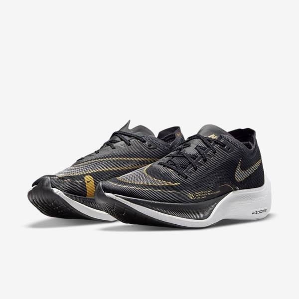 Zapatillas Running Nike ZoomX Vaporfly Next% 2 Carretera Carreras Hombre Blancas Turquesa Negras Rosas | NK483SOV