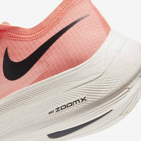 Zapatillas Running Nike ZoomX Vaporfly NEXT% Carretera Carreras Hombre Mango Claro Negras Azules | NK539CYH