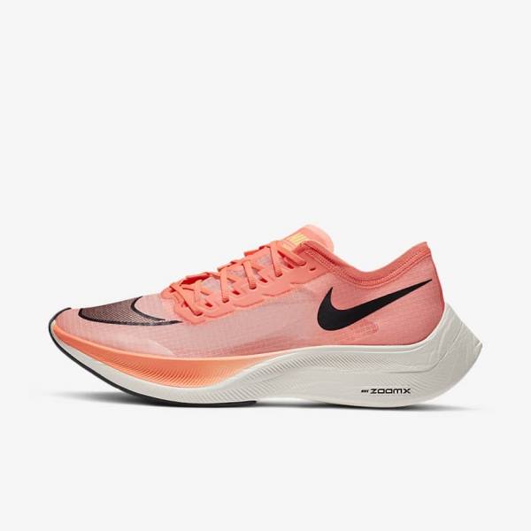 Zapatillas Running Nike ZoomX Vaporfly NEXT% Carretera Carreras Hombre Mango Claro Negras Azules | NK539CYH