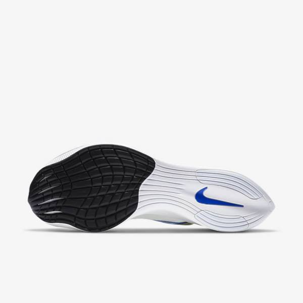 Zapatillas Running Nike ZoomX Vaporfly NEXT% Carretera Carreras Hombre Blancas Negras Azules | NK954JKW