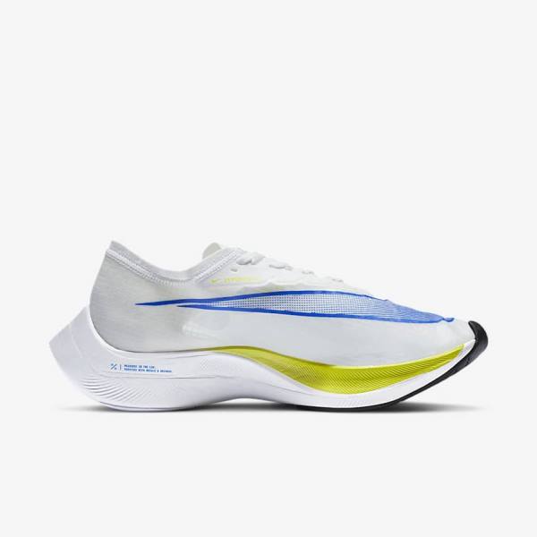 Zapatillas Running Nike ZoomX Vaporfly NEXT% Carretera Carreras Hombre Blancas Negras Azules | NK954JKW