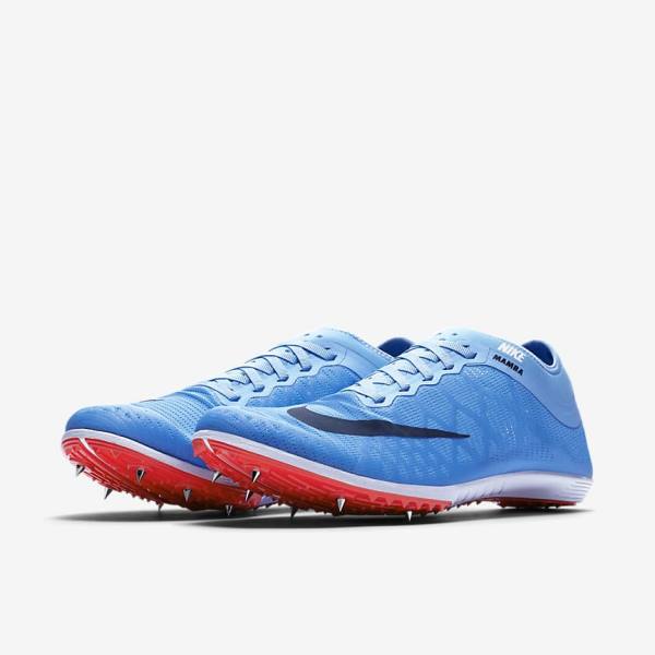 Zapatillas Running Nike Zoom Mamba 3 Unisex Distance Spike Hombre Azules Rojas Claro Azules | NK419GBU