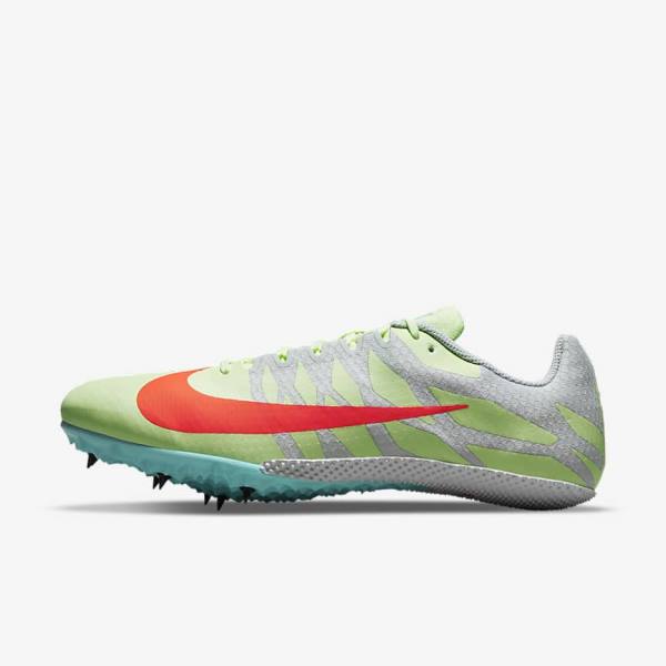 Zapatillas Running Nike Zoom Rival S 9 Athletics Sprinting Spikes Hombre Turquesa Naranjas | NK460ECY