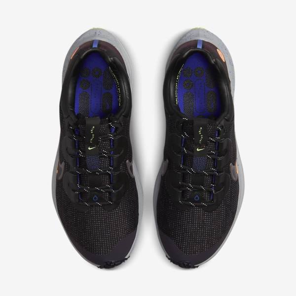 Zapatillas Running Nike Zoom Winflo 8 Shield Weatherised Carretera Mujer Negras Naranjas Moradas | NK016ICZ