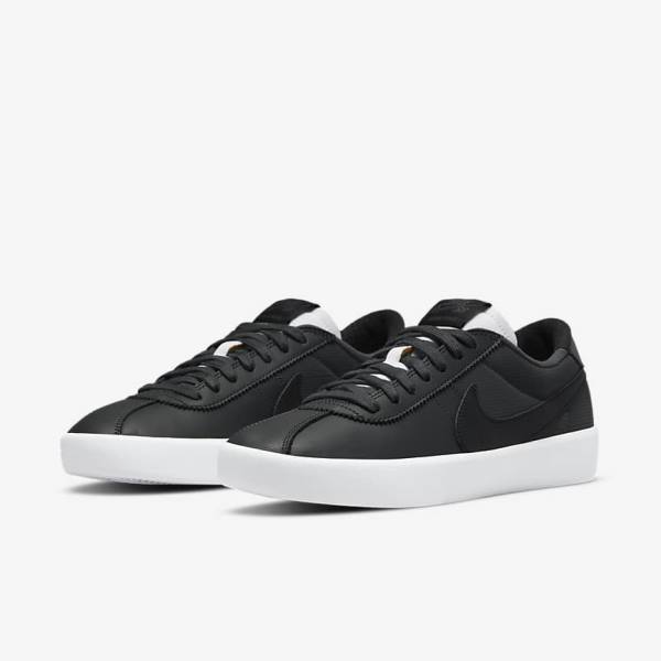 Zapatillas Skate Nike SB Bruin React Mujer Gris Oscuro Blancas Negras | NK039PIM