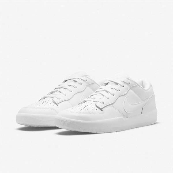 Zapatillas Skate Nike SB Force 58 Premium Mujer Blancas | NK519OCQ