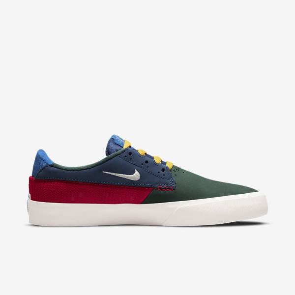 Zapatillas Skate Nike SB Shane Hombre Verde Rojas Azul Marino | NK964SMZ