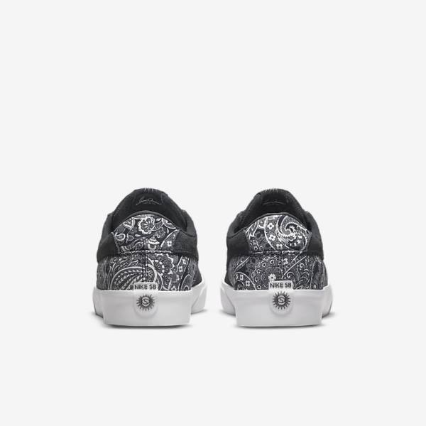 Zapatillas Skate Nike SB Shane Premium Mujer Gris Oscuro Blancas Negras Gris | NK279BCQ