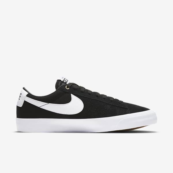 Zapatillas Skate Nike SB Zoom Blazer Low Pro GT Hombre Negras Marrones Claro Blancas | NK263FSA