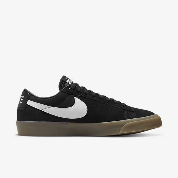 Zapatillas Skate Nike SB Zoom Blazer Low Pro GT Hombre Negras Blancas | NK274YUK