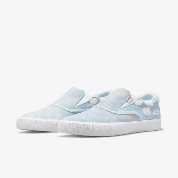 Zapatillas Skate Nike SB Zoom Verona Slip x Rayssa Leal Hombre Azules Blancas Azules | NK402LIY