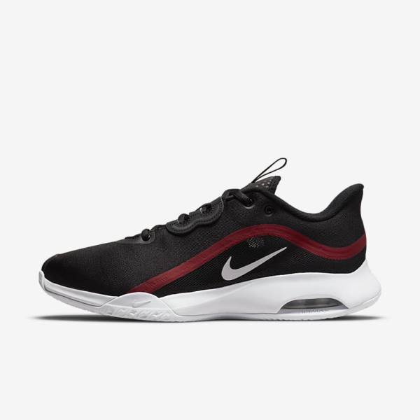 Zapatillas Tenis Nike NikeCourt Air Max Volley Hard Court Hombre Negras Rojas Blancas | NK147VNQ