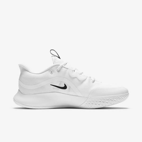 Zapatillas Tenis Nike NikeCourt Air Max Volley Hard Court Hombre Blancas Negras | NK348RVI