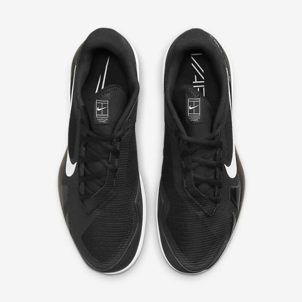 Zapatillas Tenis Nike NikeCourt Air Zoom Vapor Pro Carpet Hombre Negras Blancas | NK768PSE