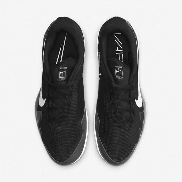 Zapatillas Tenis Nike NikeCourt Air Zoom Vapor Pro Clay Court Hombre Negras Blancas | NK792MCF